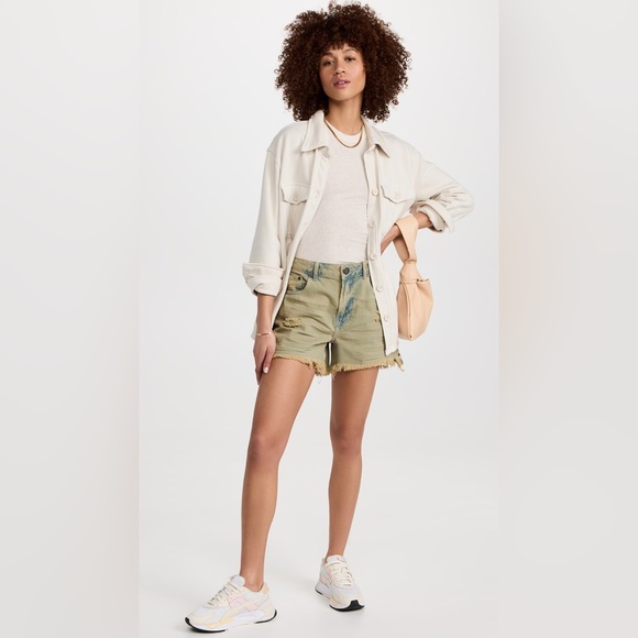 Women's ONE TEASPOON Legend High Waist Mom Fit Shorts 26